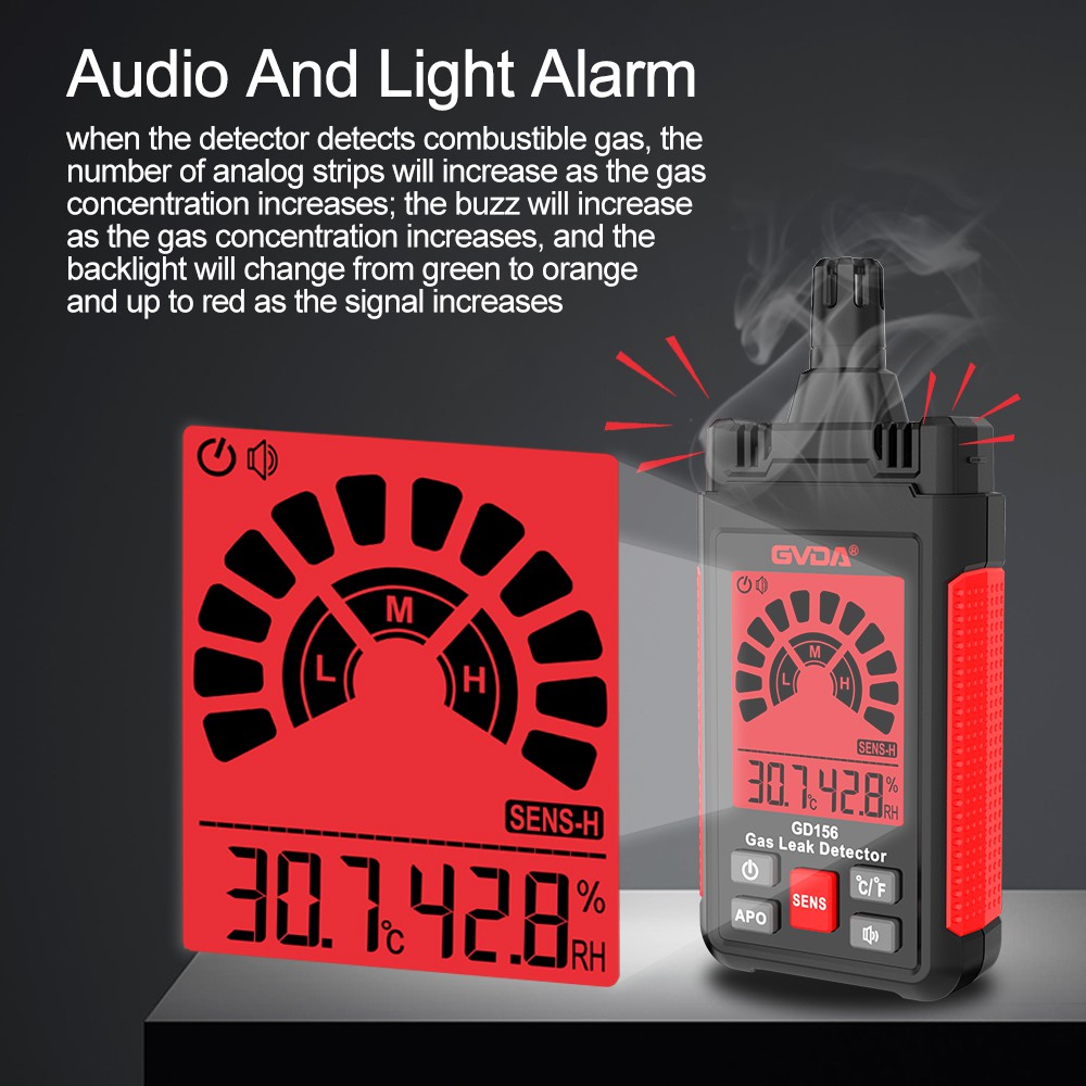 Combustible gas  leak tester