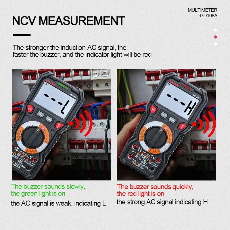 3. NCV Measurement for multimter -   