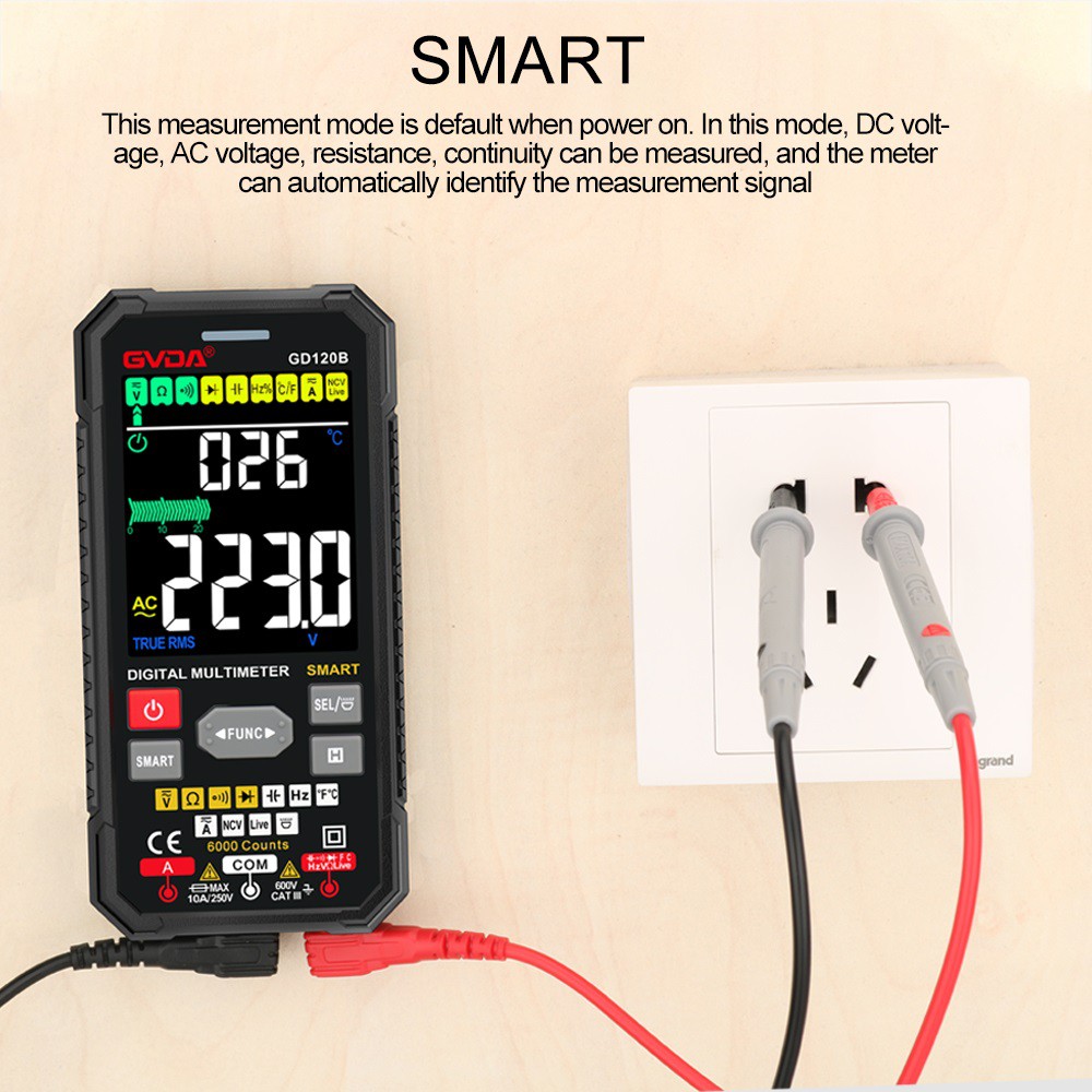 digital multimeter auto range