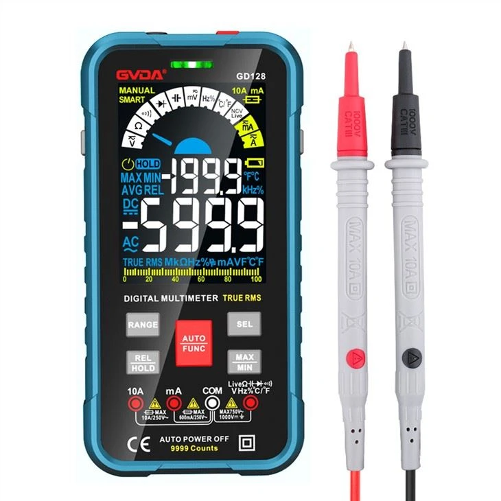 A Smart 9999 digitális multiméter valódi RMS-t számol