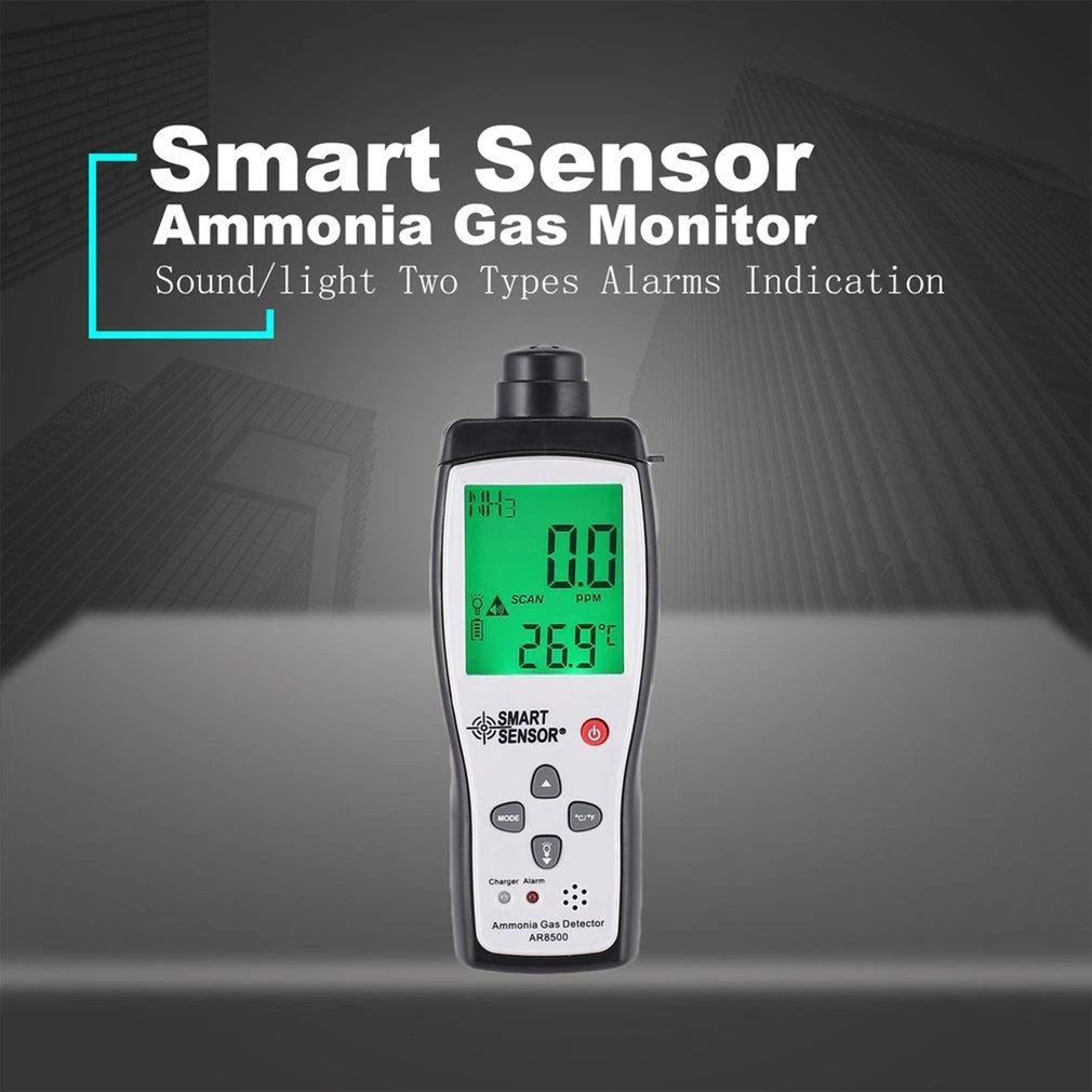 A kézi ammóniagáz NH3 detektoros mérőmérő monitor jellemzői