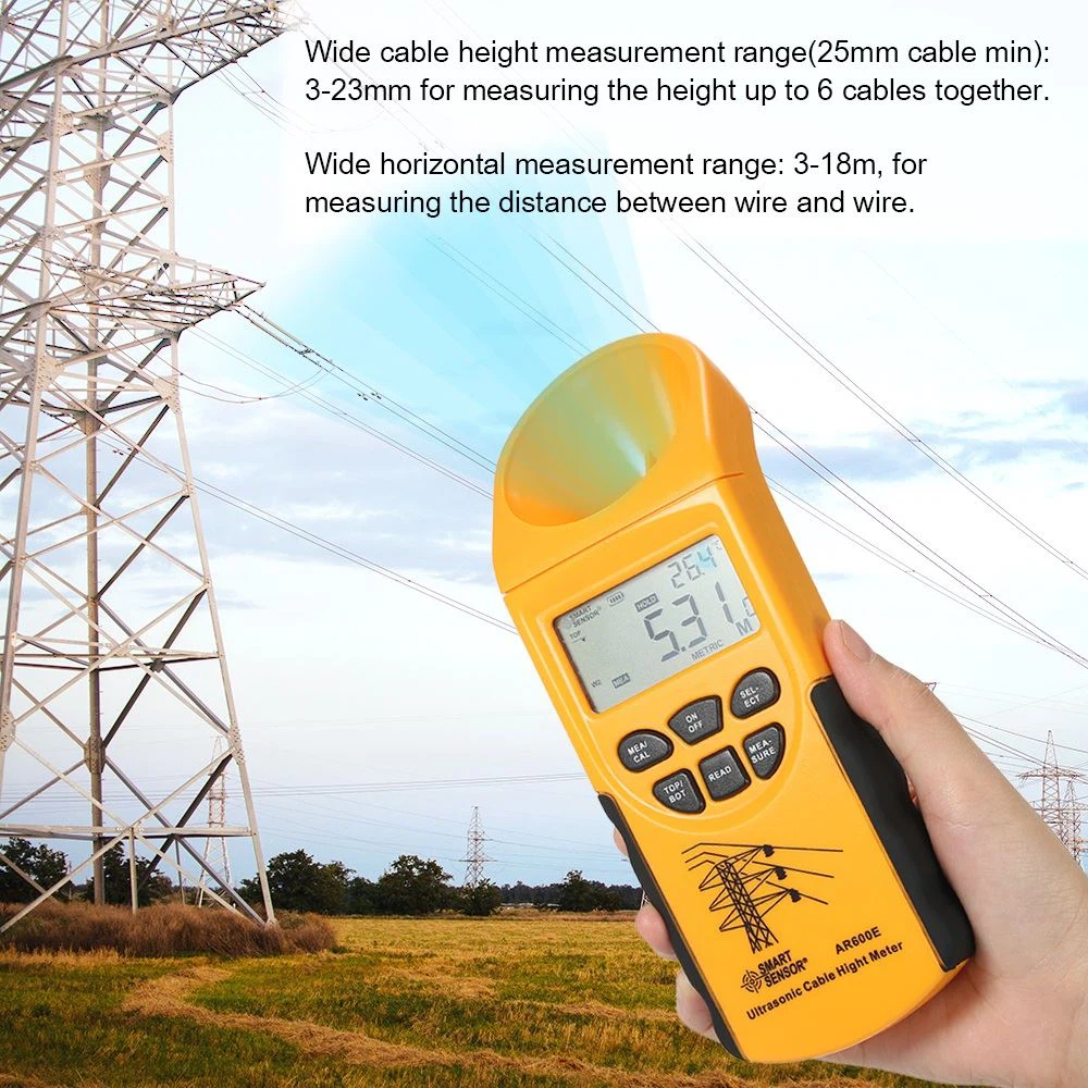Ausztrália Vevőrendelés 50 db ultrahangos kábel magasságmérő AR600E digitális...